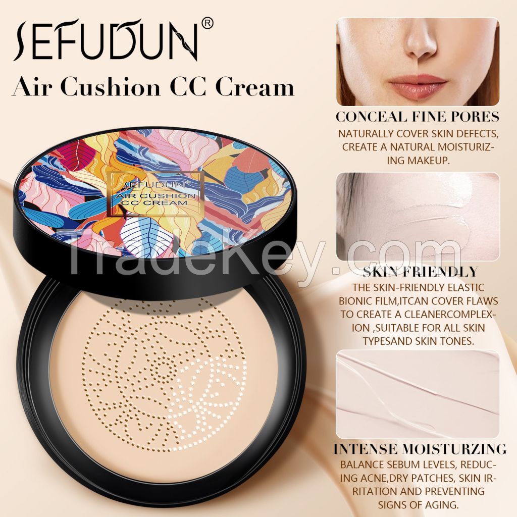 Moisturizing Brightening Long-Lasting Mushroom Head Air Cushion BB & CC Cream Foundation for Mature Skin