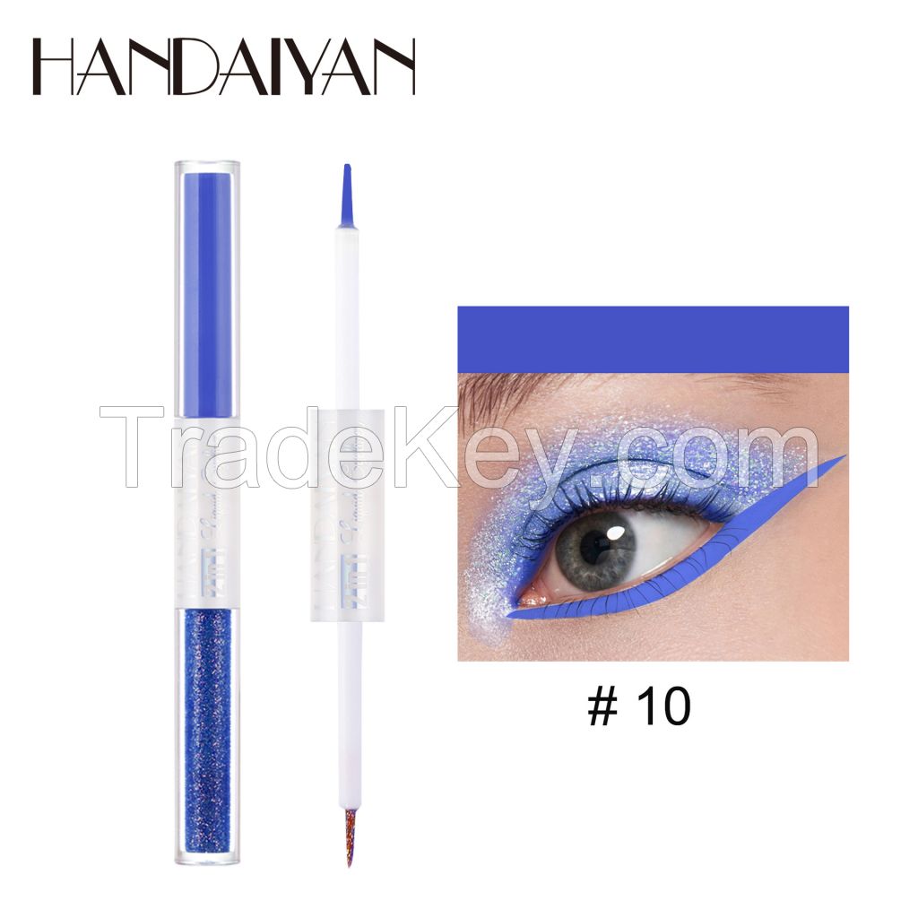 Smudgeproof Eye Liner Makeup Pen Long-lasting Waterproof Liquid Eyeliner Pen with Ultra-fine Tip for Daily and Party Makeup