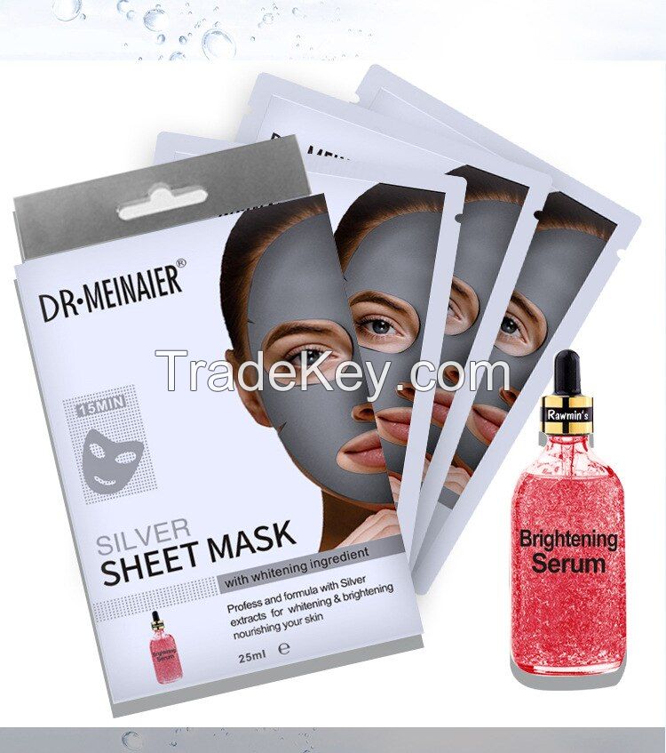 Full Face Facial Mask Sheet,Sensitive Soothing, Anti-Acne, Nourishing Cleansing Korean Face Mask