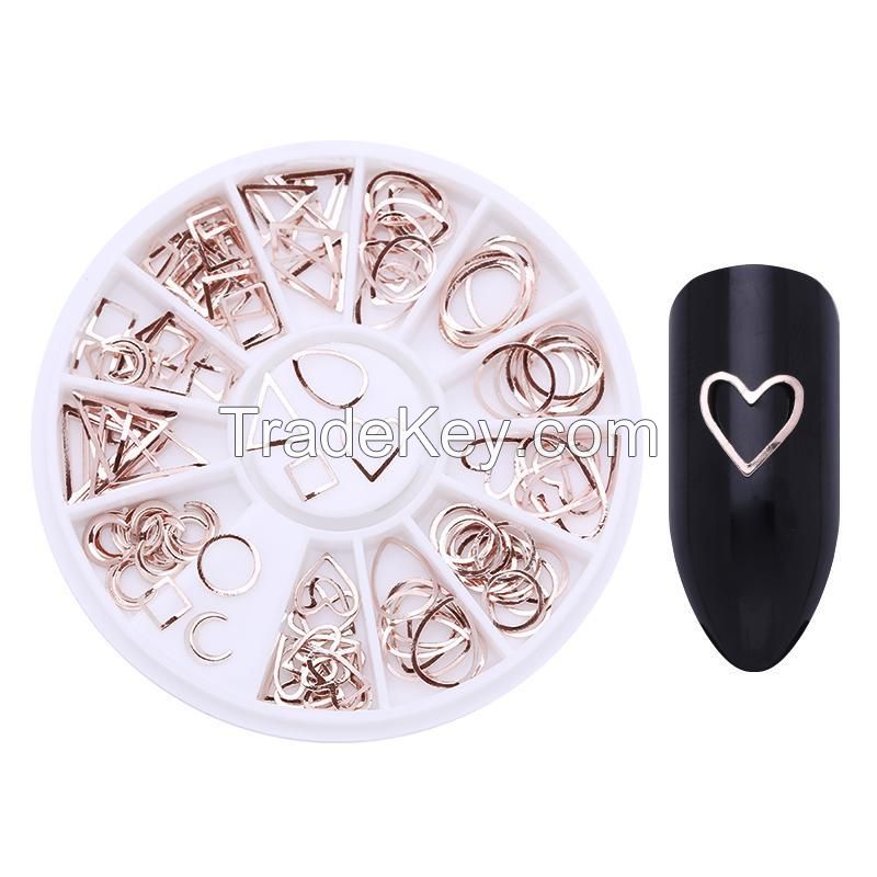 Manicure Decoration Accessories Disc Nail Glitter Rhinestone Crystal Gems Jewelry Bead