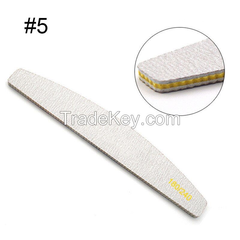 Acrylic Nail Acrylic Kit Professional Nail Files Reusable Double Sided Emery Board for Manicure and Pedicure