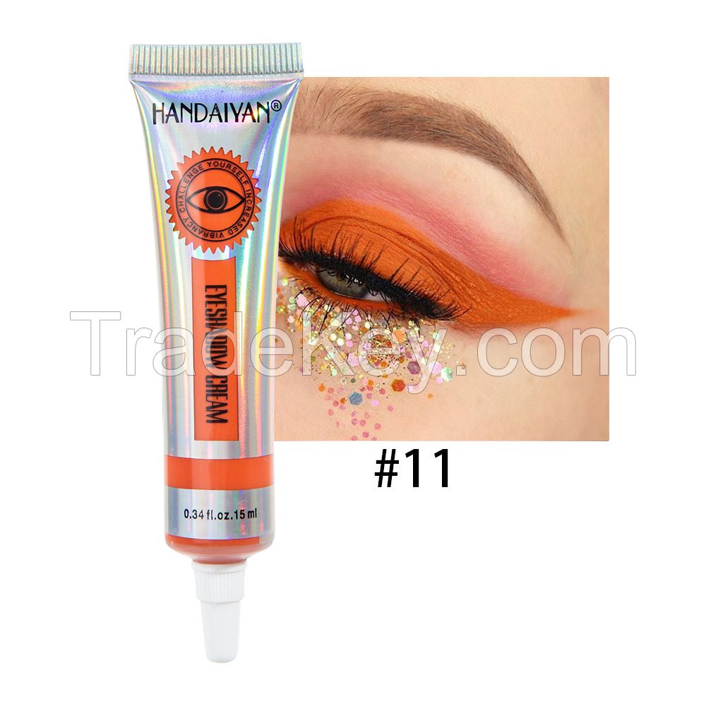 12 Colors Matte Liquid Cream Eyeshadow Waterproof and Highly Pigmented Eye Shadow Gel
