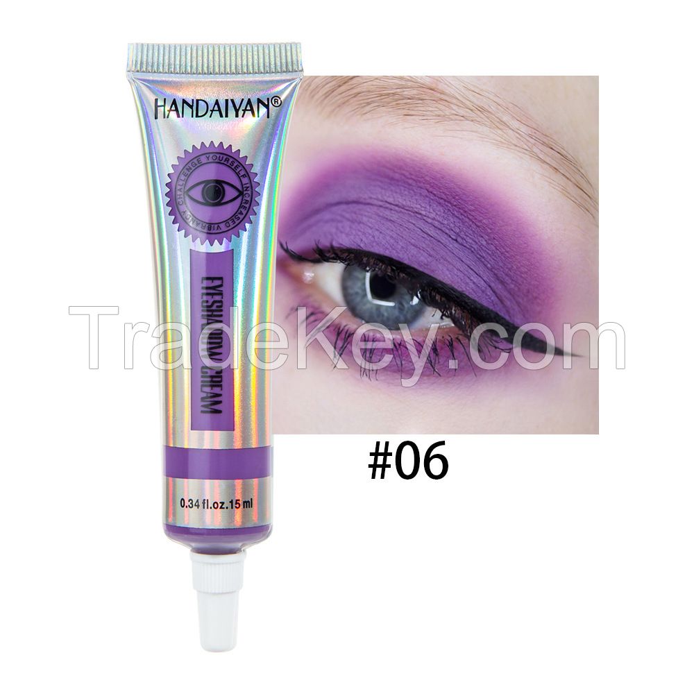 12 Colors Matte Liquid Cream Eyeshadow Waterproof and Highly Pigmented Eye Shadow Gel