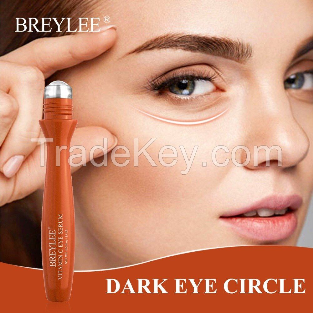 Vitamin C Roll-on Eye Serum for Dark Circles and Puffiness,Eye Brightening Serum with Roller Applicator