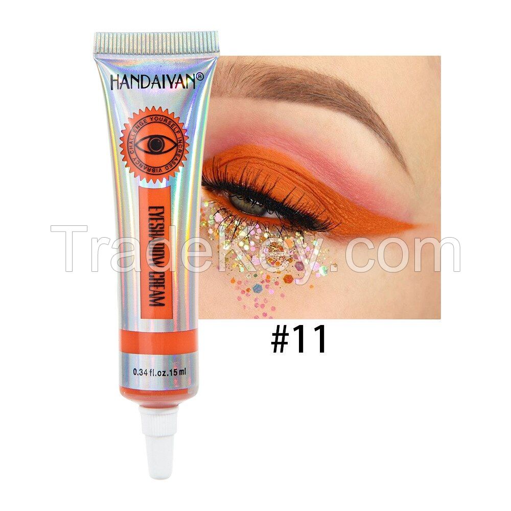 12 Colors Matte Liquid Cream Eyeshadow Waterproof and Highly Pigmented Eye Shadow Gel