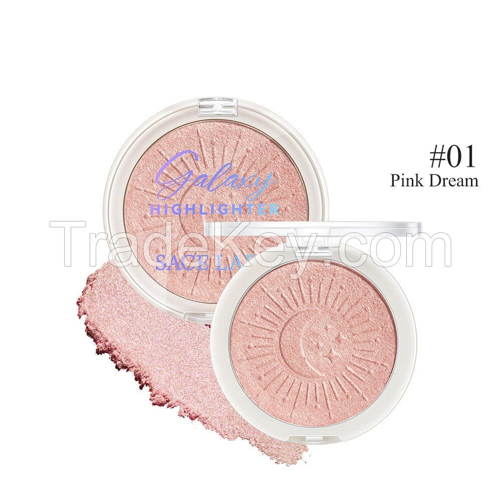 3D Bronzer & Face Shimmer Powder Highlighter Makeup for Contouring & Strobing