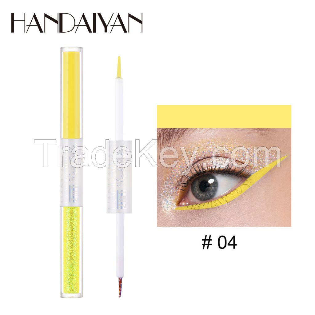 Smudgeproof Eye Liner Makeup Pen Long-lasting Waterproof Liquid Eyeliner Pen with Ultra-fine Tip for Daily and Party Makeup