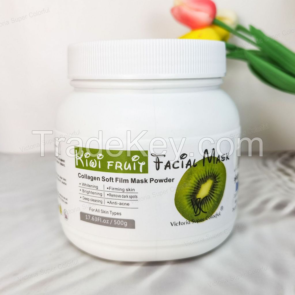 500g Moisturizing Hydrating Modeling Green Tea Face & Body Peel Off Mask Powder for Anti Aging