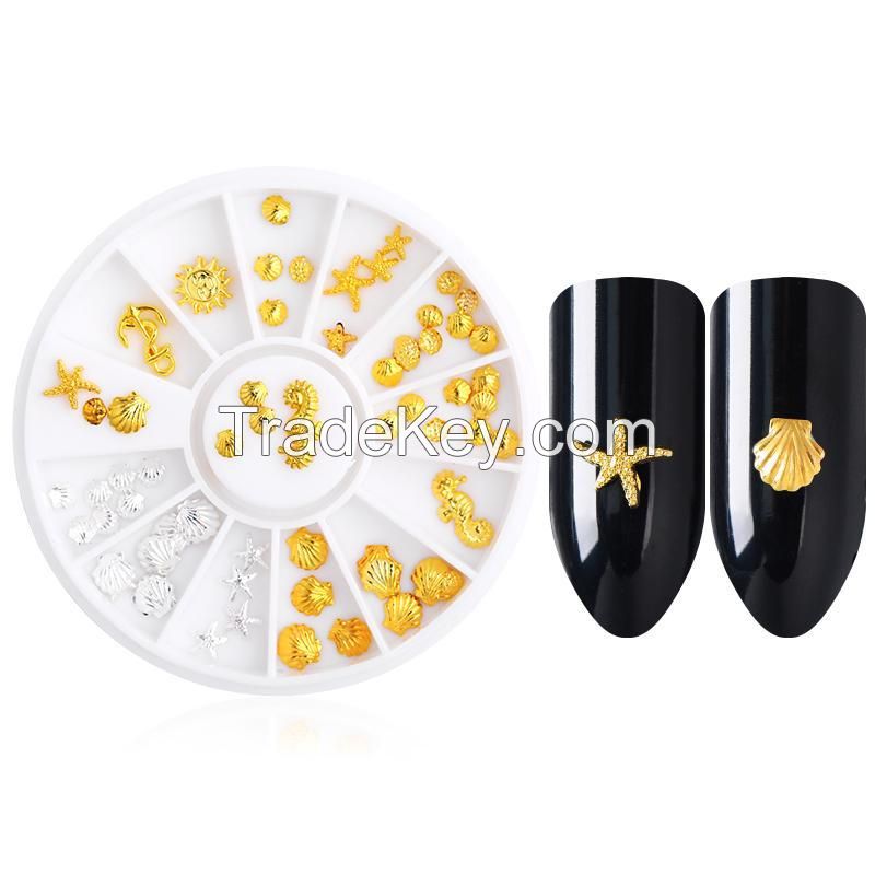 Manicure Decoration Accessories Disc Nail Glitter Rhinestone Crystal Gems Jewelry Bead