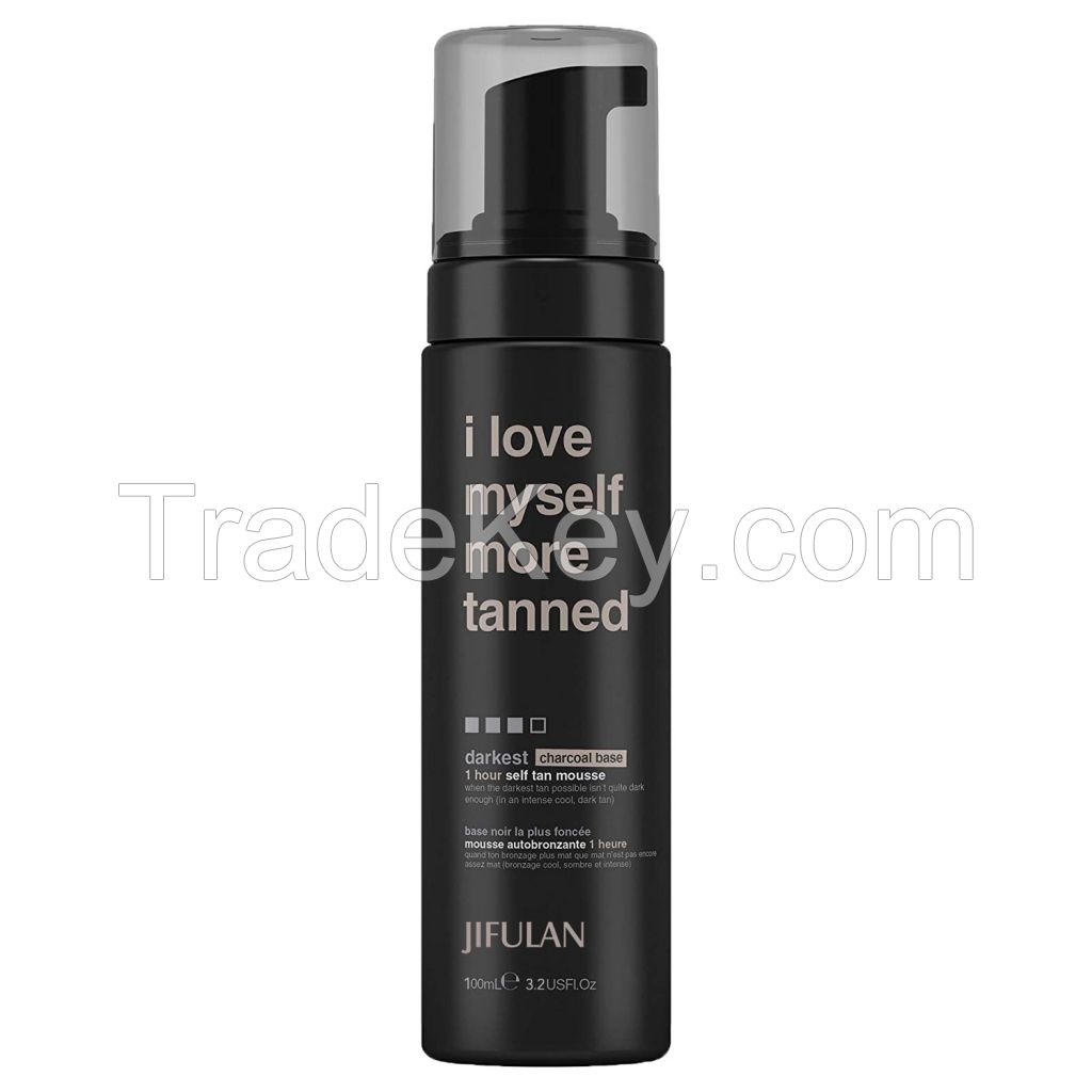 I Love Myself More Tanned Darker Self Tanner 1 Hour Sunless Tanner Mousse