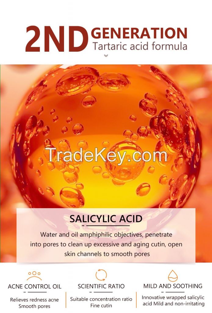 Salicylic Acid Skin Care Serum for Face Deep Pore Cleansing