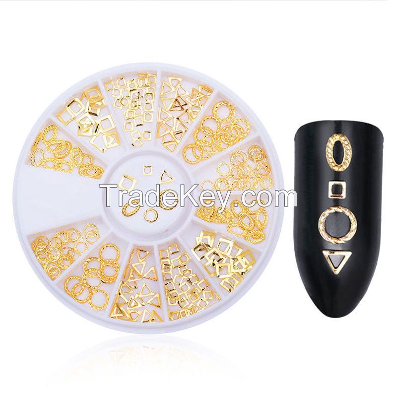 Manicure Decoration Accessories Disc Nail Glitter Rhinestone Crystal Gems Jewelry Bead