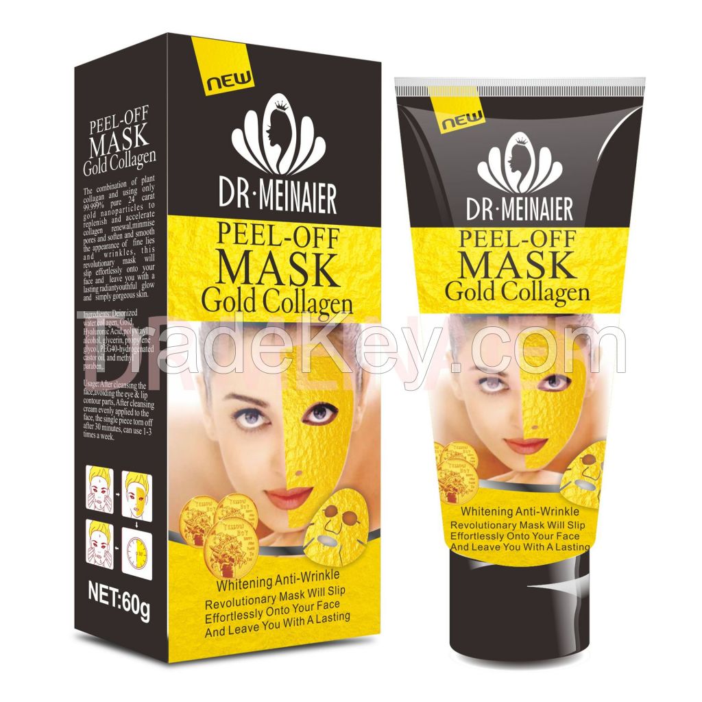 Anti Aging Gold Facial Mask,Peel Off Face Mask for Blackheads and Pores