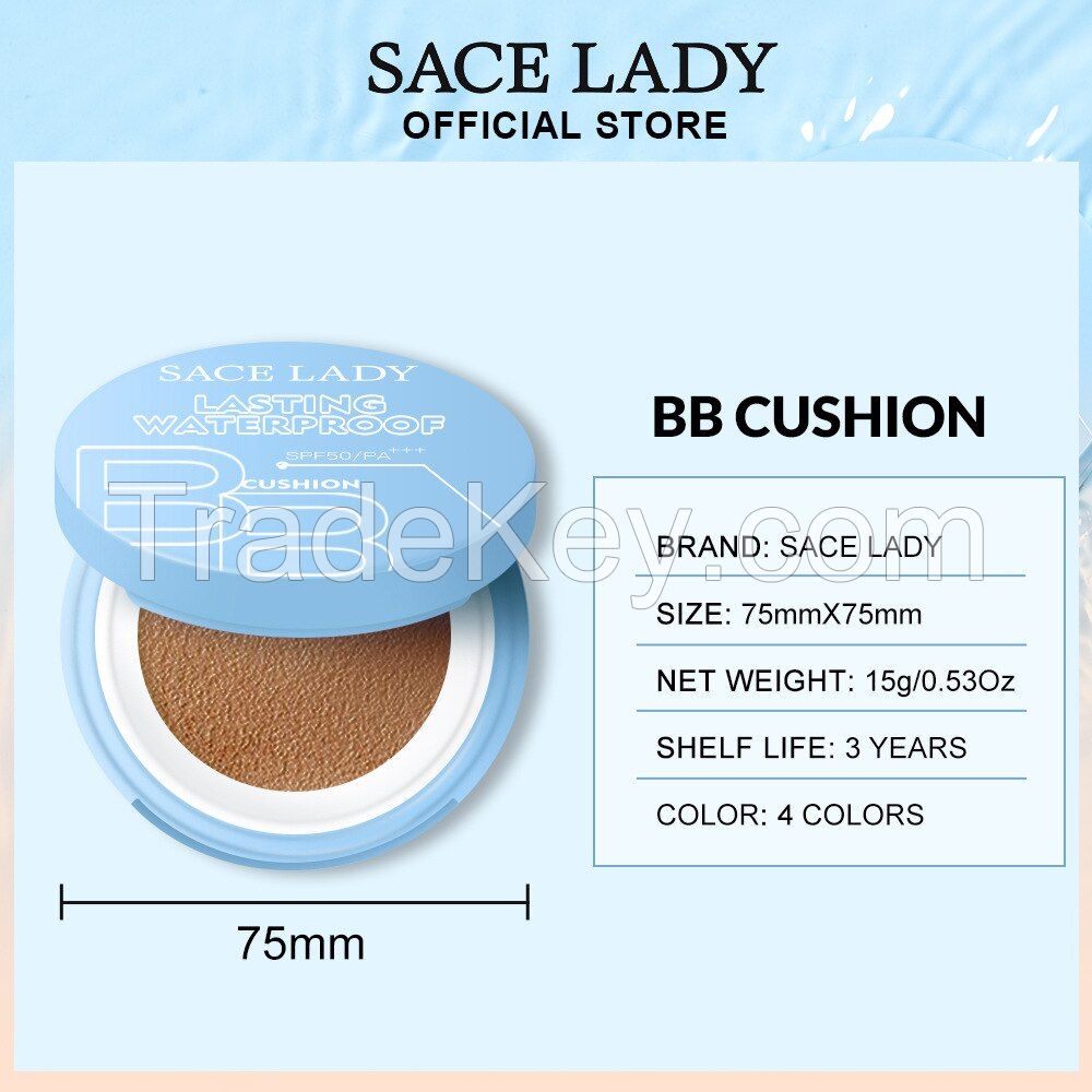 Waterproof Light Medium Natural Concealer Air Cushion Tinted BB Cream Foundation