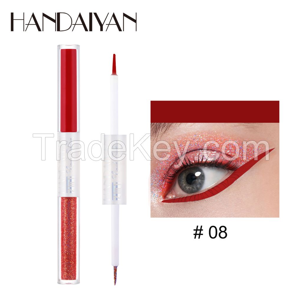 Smudgeproof Eye Liner Makeup Pen Long-lasting Waterproof Liquid Eyeliner Pen with Ultra-fine Tip for Daily and Party Makeup