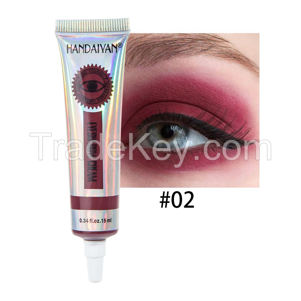 12 Colors Matte Liquid Cream Eyeshadow Waterproof and Highly Pigmented Eye Shadow Gel