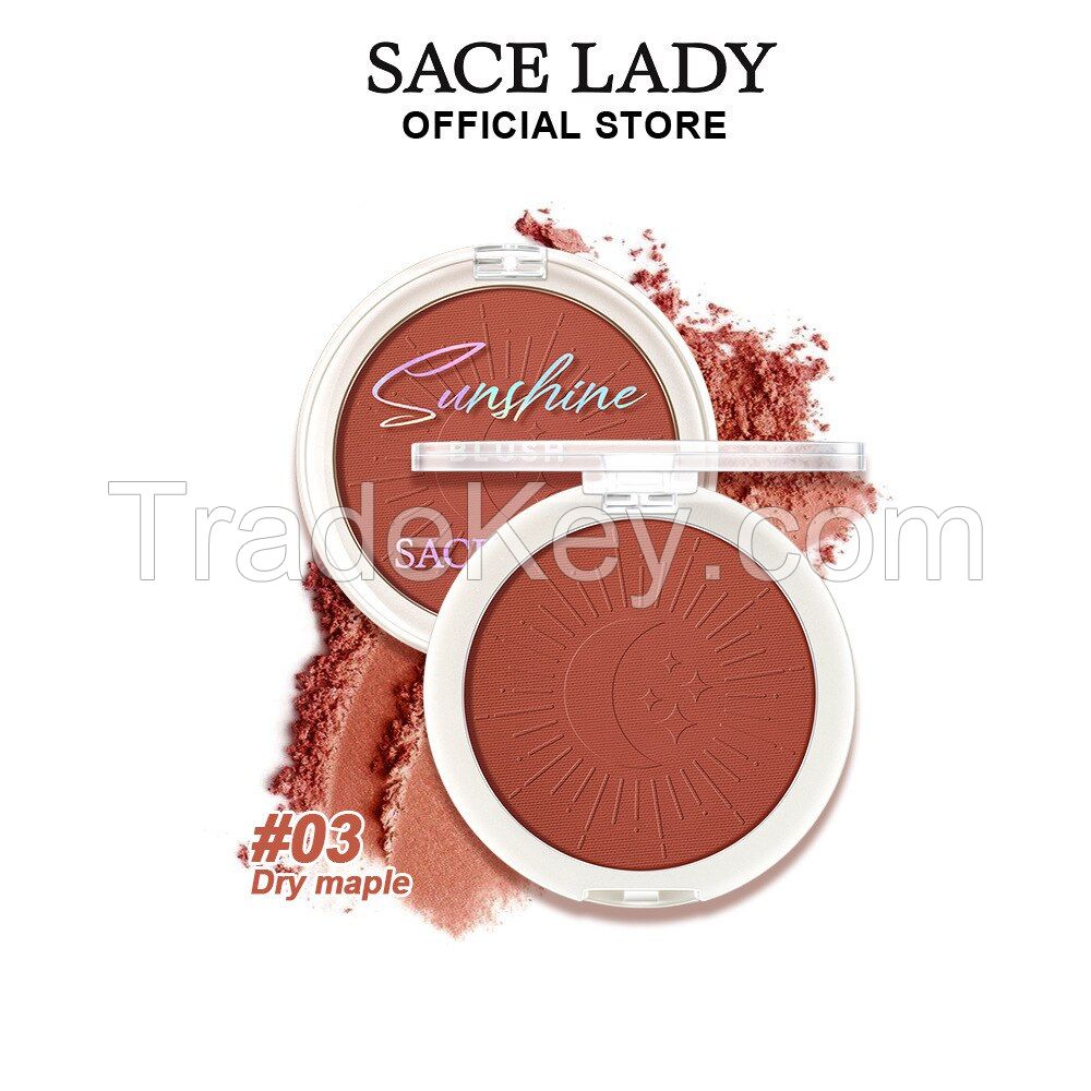 Cruelty-Free Sunshine Baked Nude Powder Blush with Fine Texture for Natural Nude Makeup