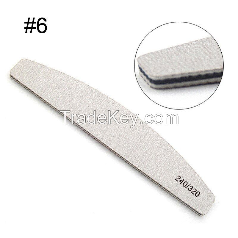 Acrylic Nail Acrylic Kit Professional Nail Files Reusable Double Sided Emery Board for Manicure and Pedicure