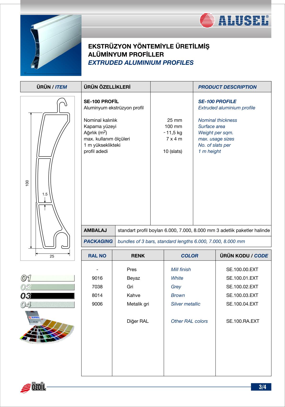 extruded aluminium profiles