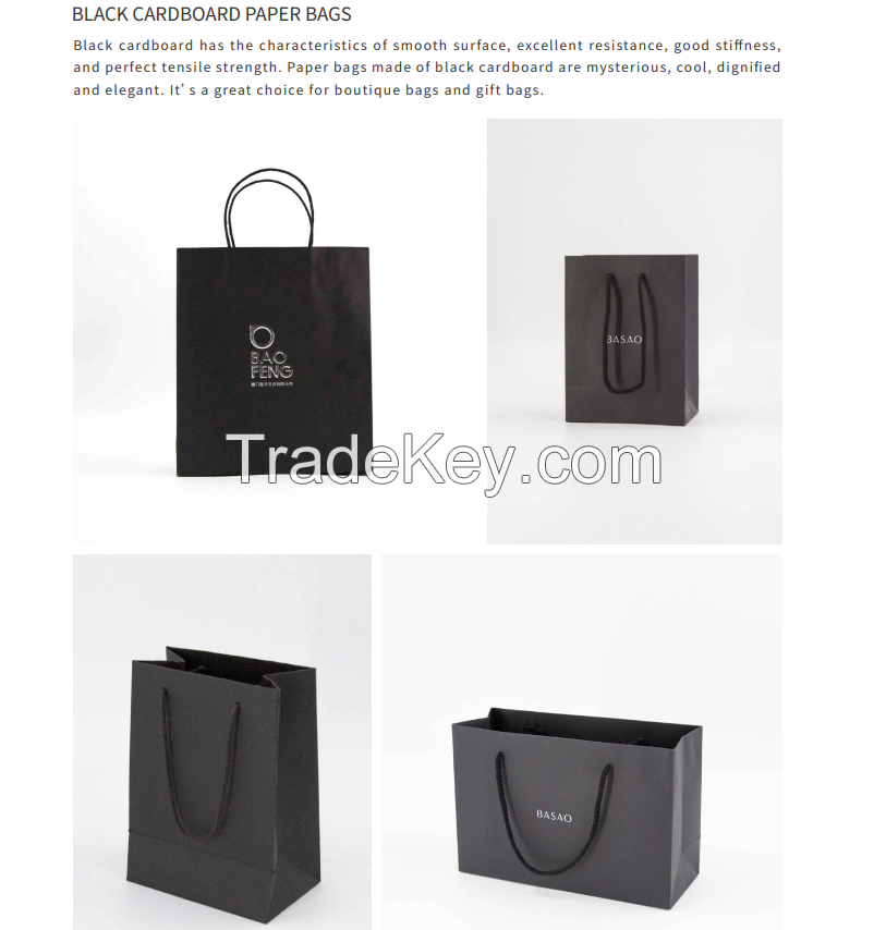 Custom paper bag shoping bag takeaway bag takeout bag customized kraft paper bag