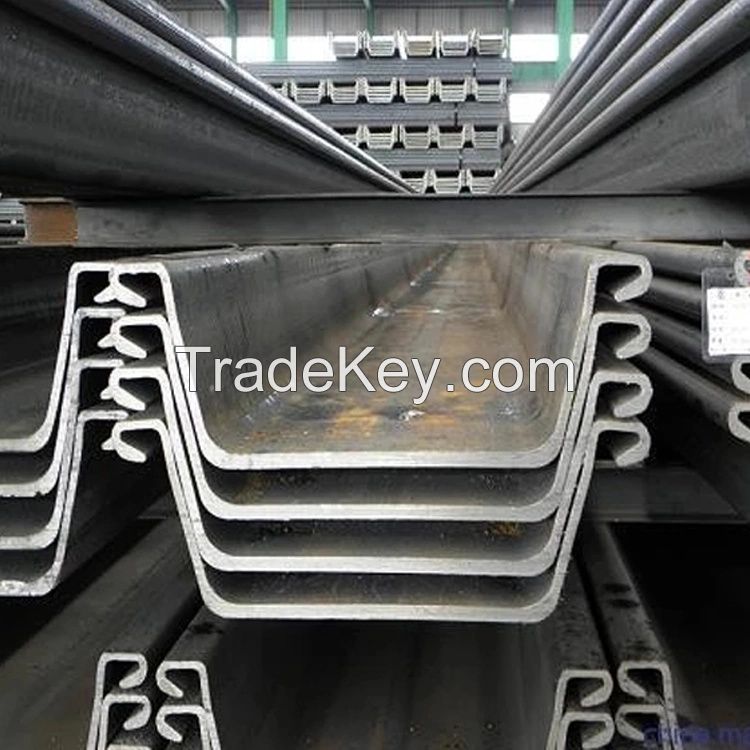 professional Manufacturing U/Z Type Q235 Q345 Q355 Sy295 Sy390 S355j0 S355j2h Type 2/4 Hot Rolled/Cold Formed/Larsen Steel Sheet Pile