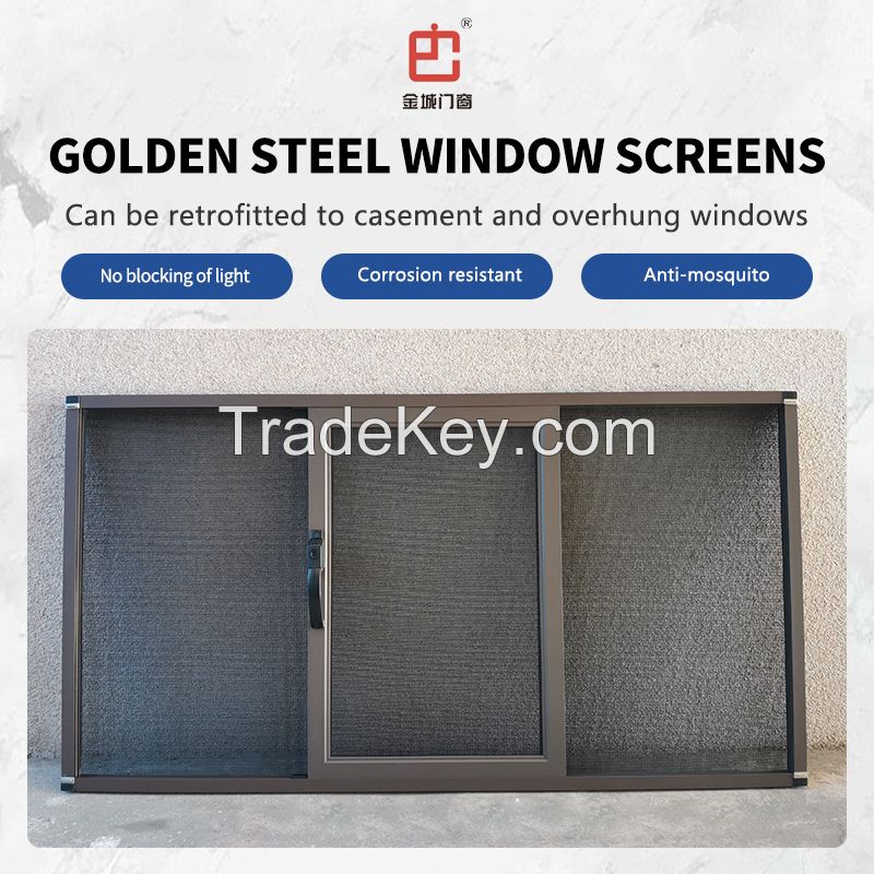 Jingcheng Golden steel window screens, Golden steel window screens, Custom Products