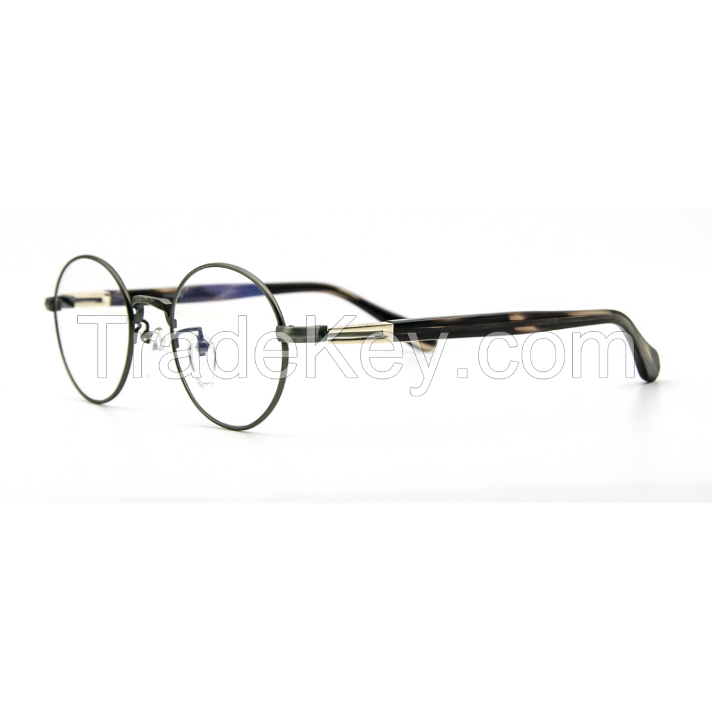 TIO34310-High Quality Pure Titanium Frames with Acetate temple , classic style  Eye Glasses For Men Women