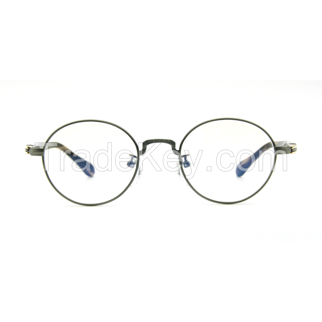 TIO34310-High Quality Pure Titanium Frames with Acetate temple , classic style  Eye Glasses For Men Women