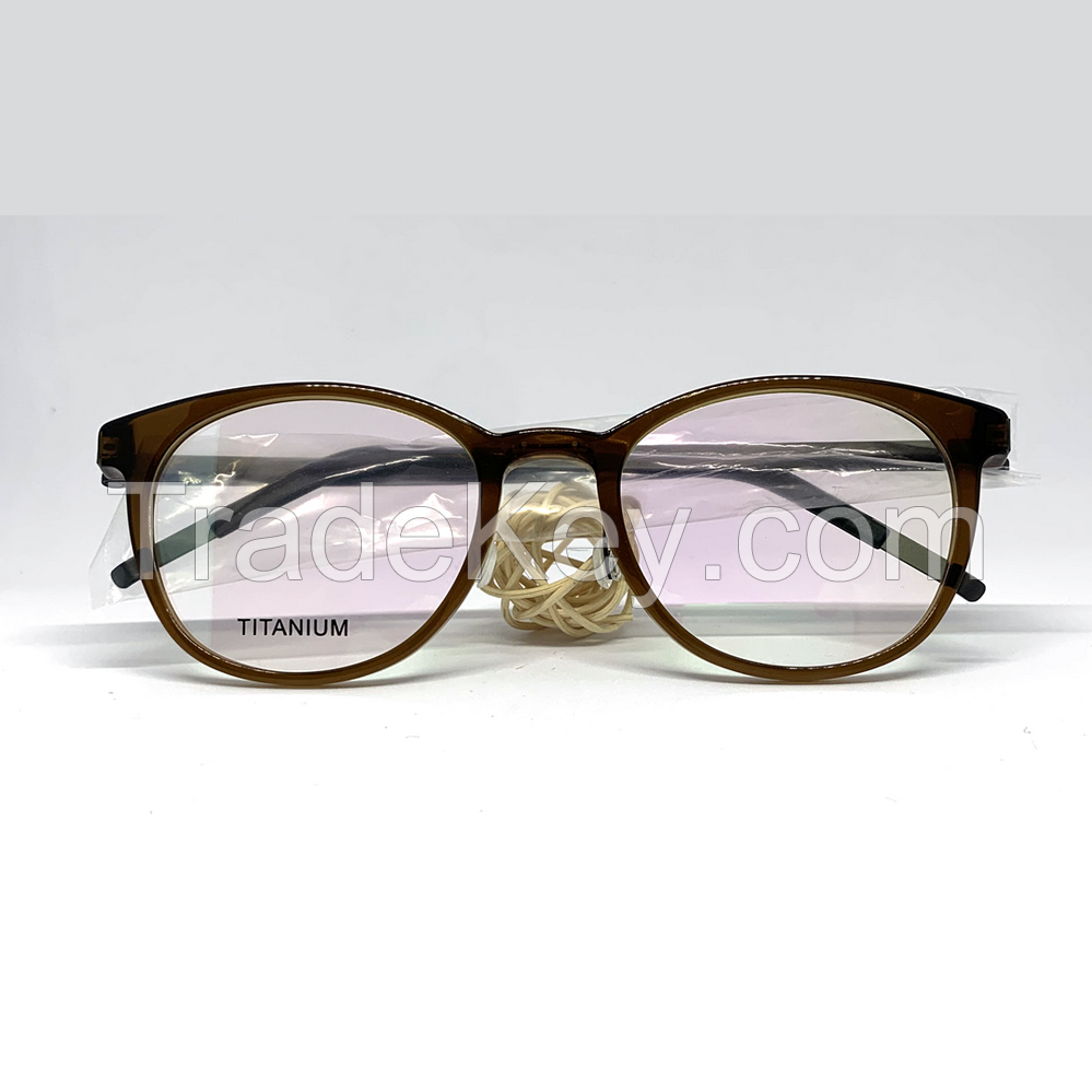 TIO34336 - High Quality Pure Titanium Frames with Acetate temple , classic style  Eye Glasses For Men Women TO34336