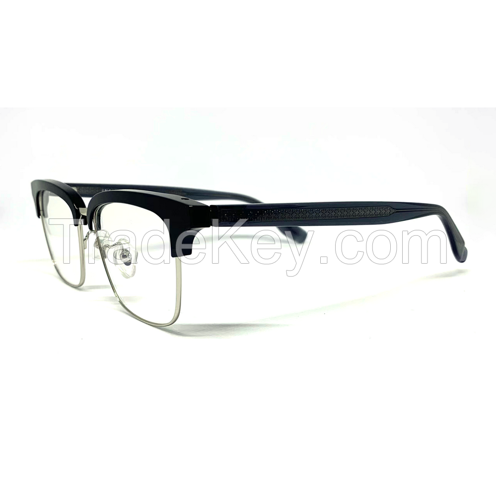 TIO34331 - High Quality Pure Titanium Frames with Acetate temple , classic style  Eye Glasses For Men Women