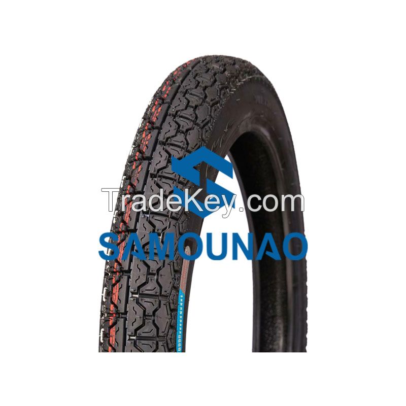 3.00-17 6PR Front &amp; Rear Tire Motorcycle Tire with CCC Certification