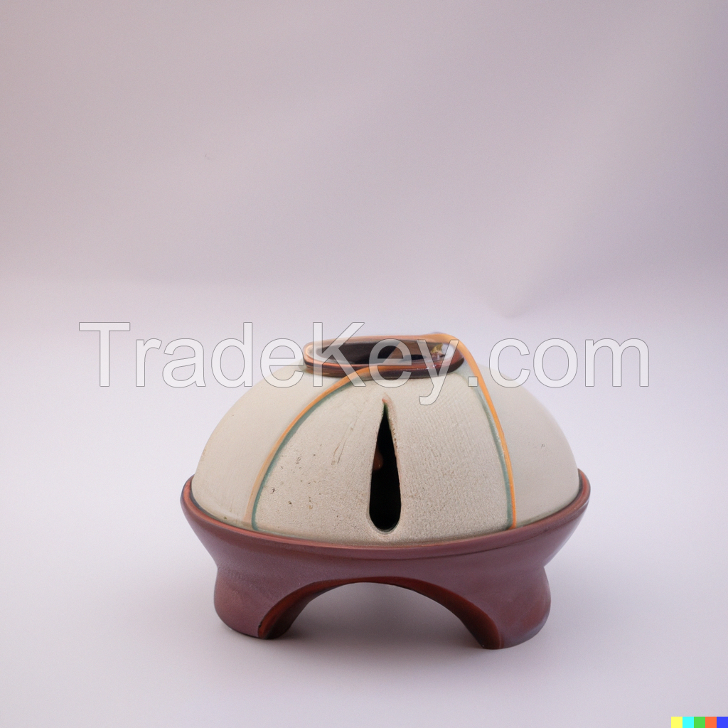 Ceramic Aromatherapy Burner UFO Brown