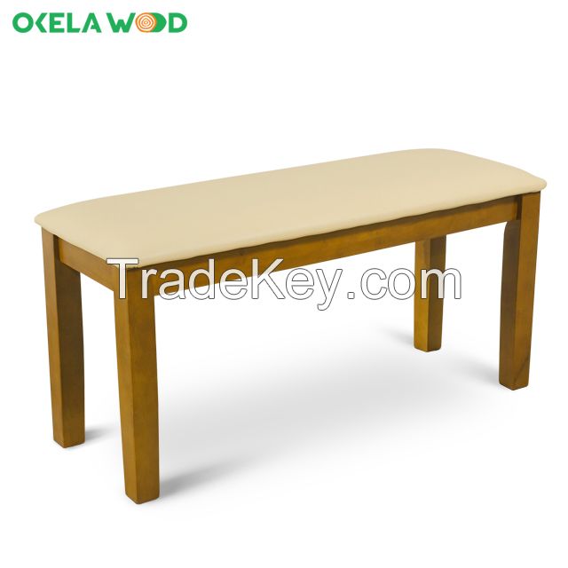 Experience the Best of Both Worlds with Our Contemporary and Rustic Rubber Wood Benches