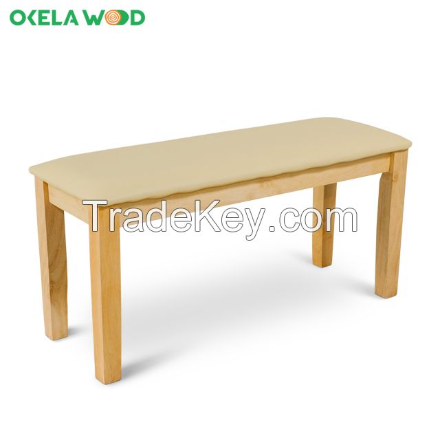 Experience the Best of Both Worlds with Our Contemporary and Rustic Rubber Wood Benches