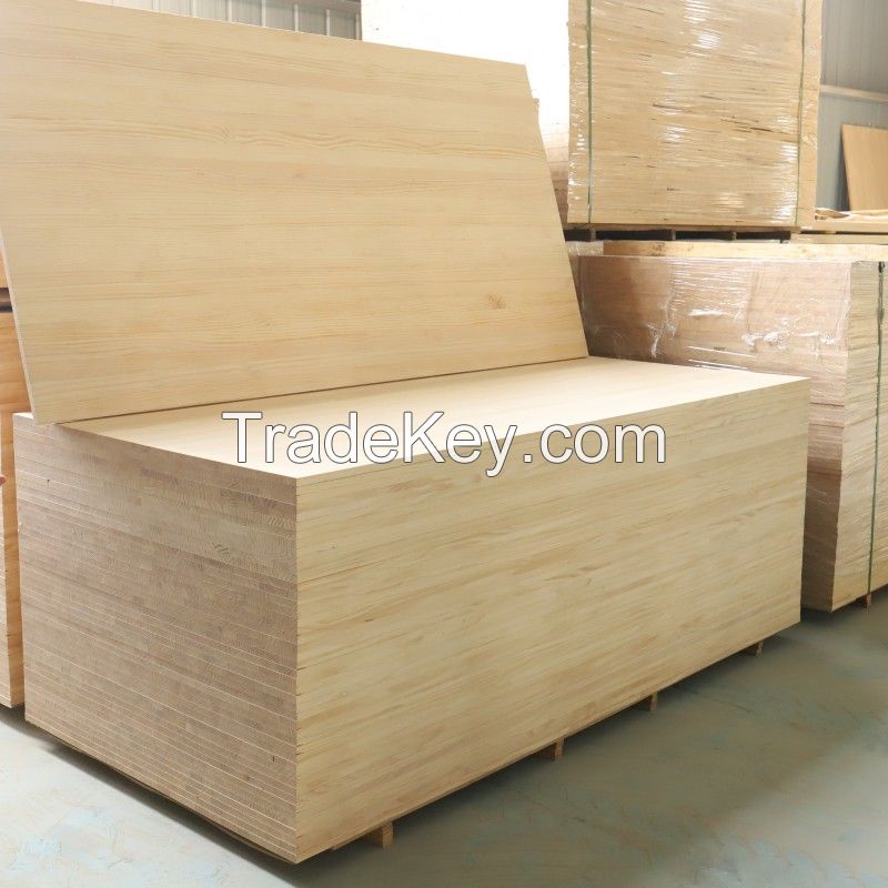 Pine ，poplar，paulownia, rubber wood edge glued panel