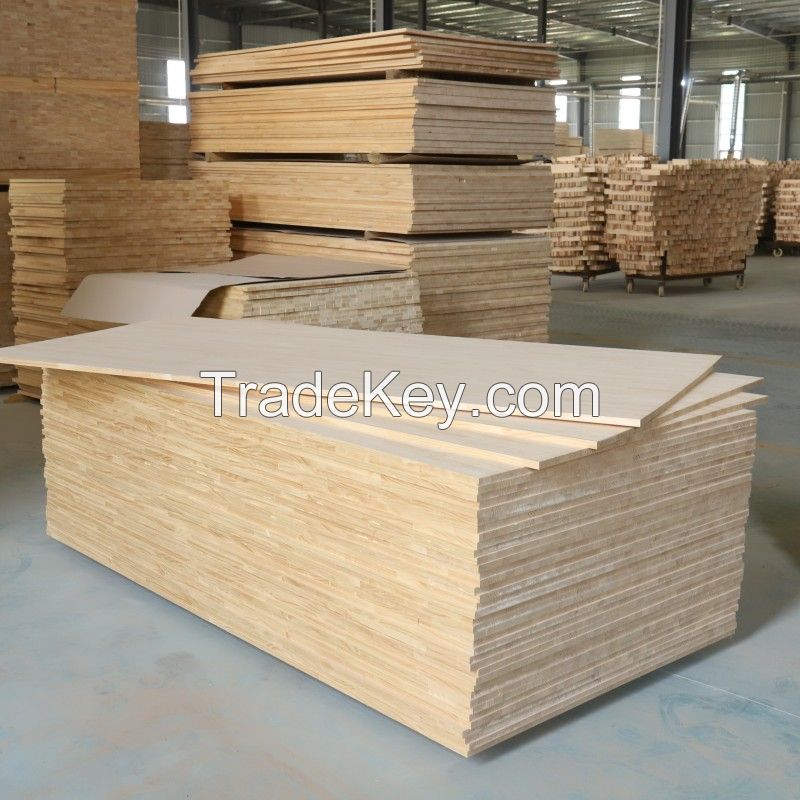 Pine ，poplar，paulownia, rubber wood edge glued panel