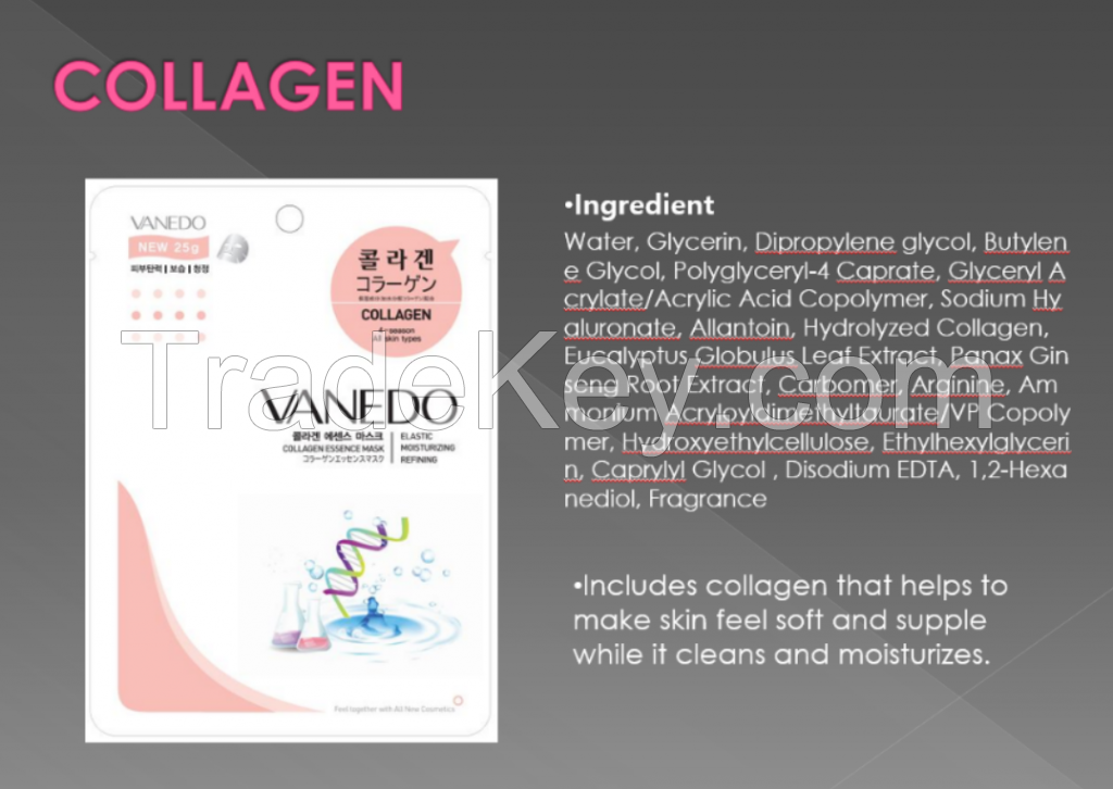 K Beauty Natural Ingredient Mask Pack (19 types)