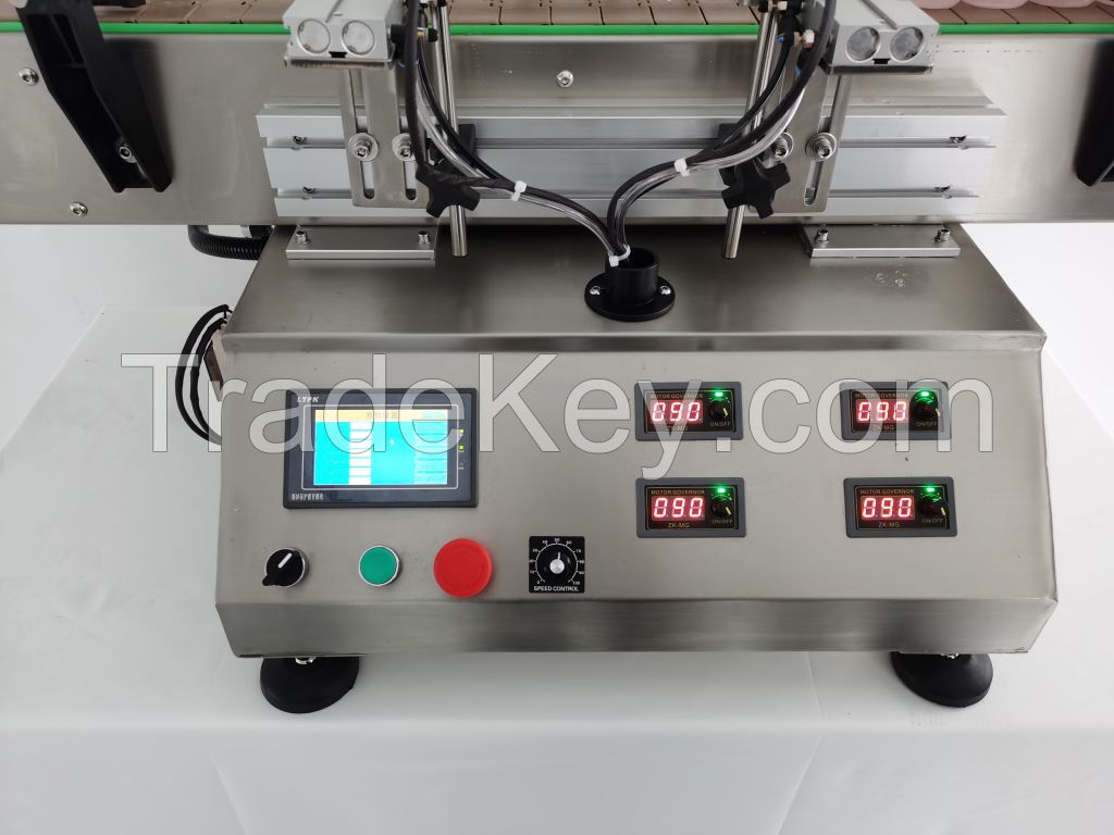 KEFAI Automatic Small Scale Reagent Pharmaceutical Liquid Bottle Tabletop Four Head Filling Machine