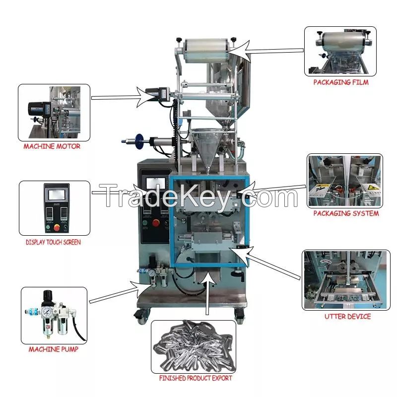 KEFAI Automatic Ketchup Sauce Jam Sachet Paste Packing Machine