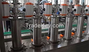 KEFAI 4 Head Automatic Liquid Beverage Drinking Water Bottle Filling Capping Machine