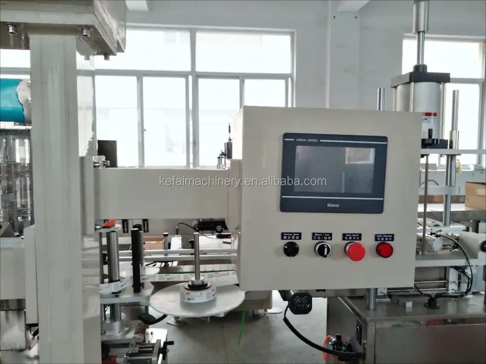 KEFAI Full Automatic Powder food screw cap filling machine production line packing machine