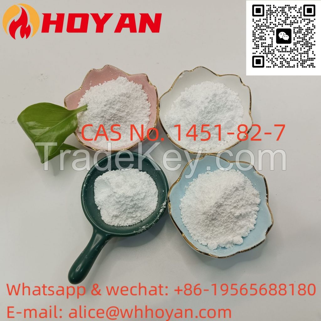 hot seller  CAS 1451-82-7 pharmaceutical intermediate, 2-Bromo-4-Methylpropiophenone white powder