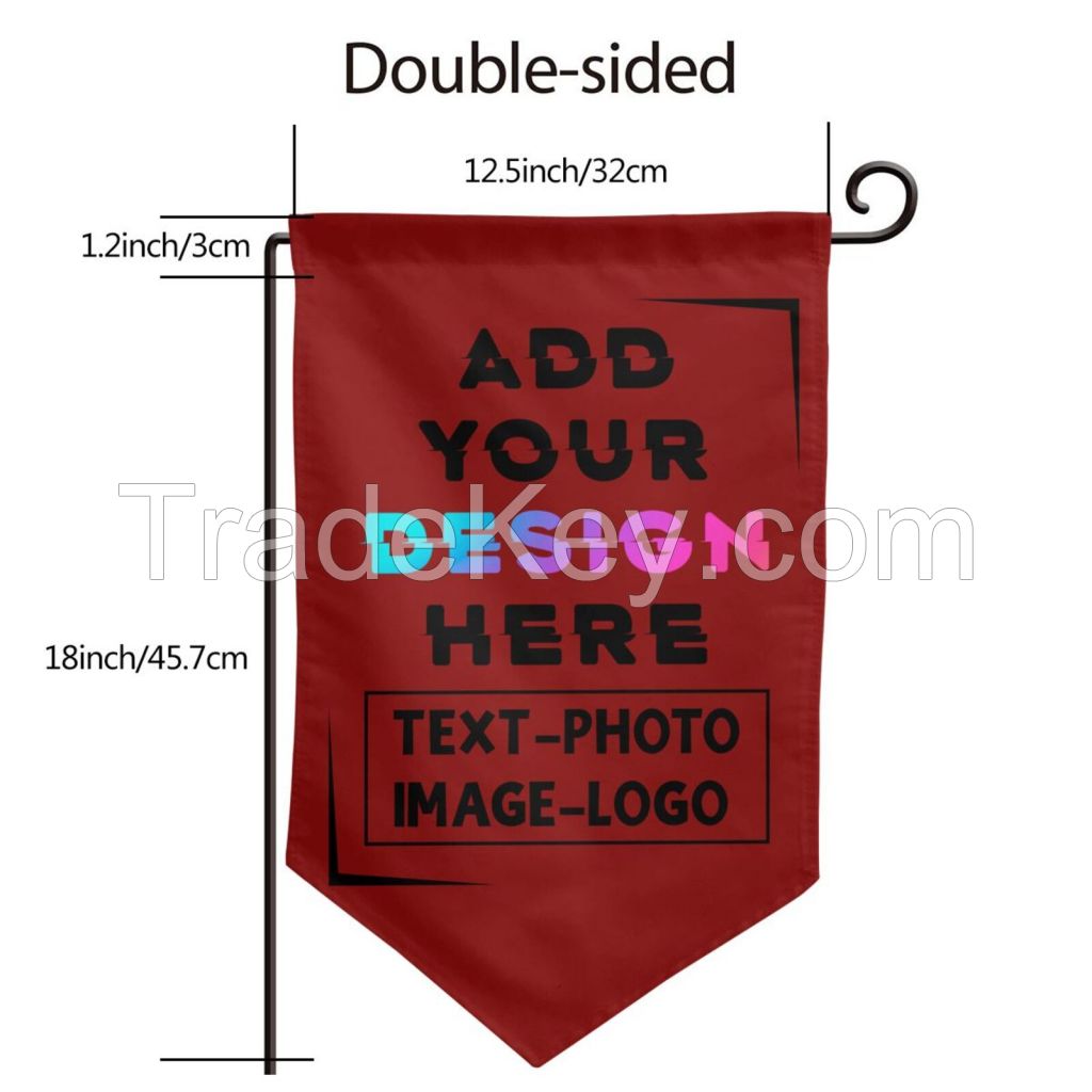 Custom Garden Flag, Christmas Garden Flag Double Sided12.5x18 Inch