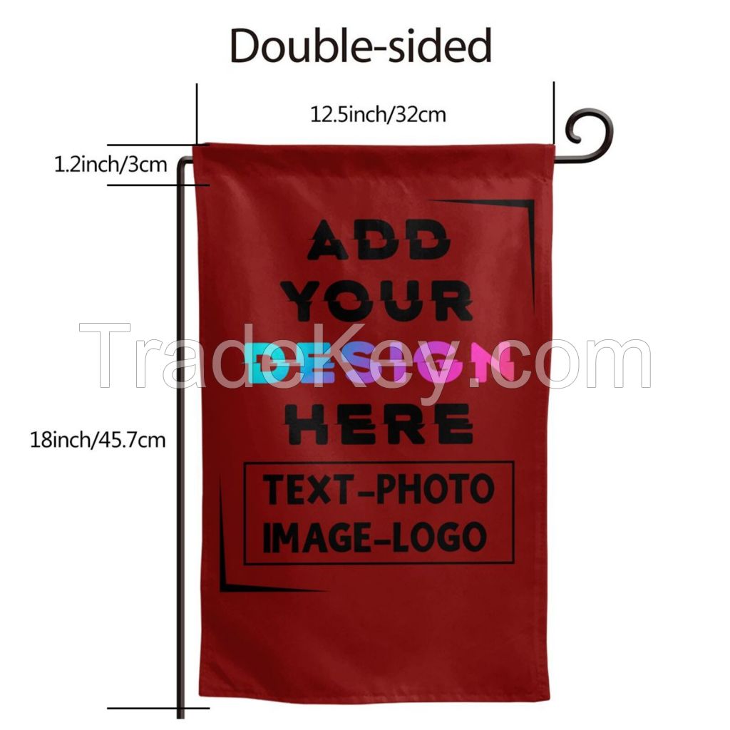 Custom Garden Flag, Christmas Garden Flag Double Sided12.5x18 Inch