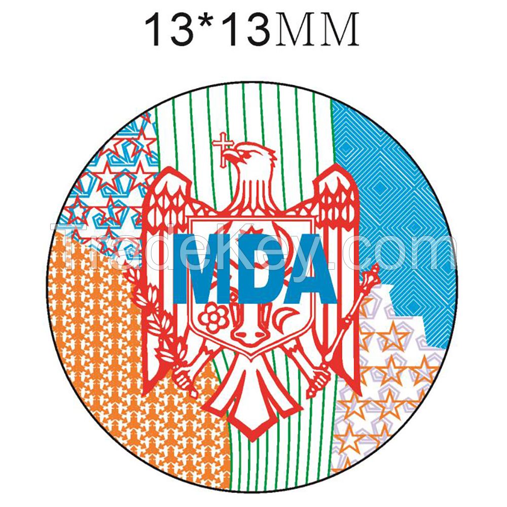 Professional Factory Custom Best Quality Printable Round Transparent 3D Laser Holographic Sticker Label