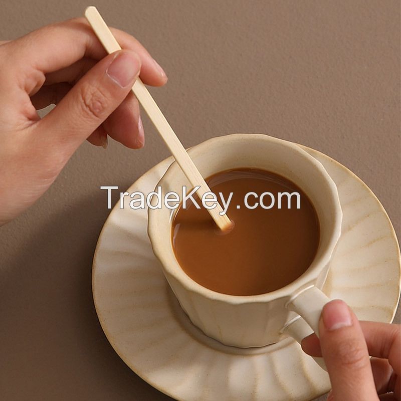 Disposable Wooden/Bamboo Coffee Stirrer Sticks