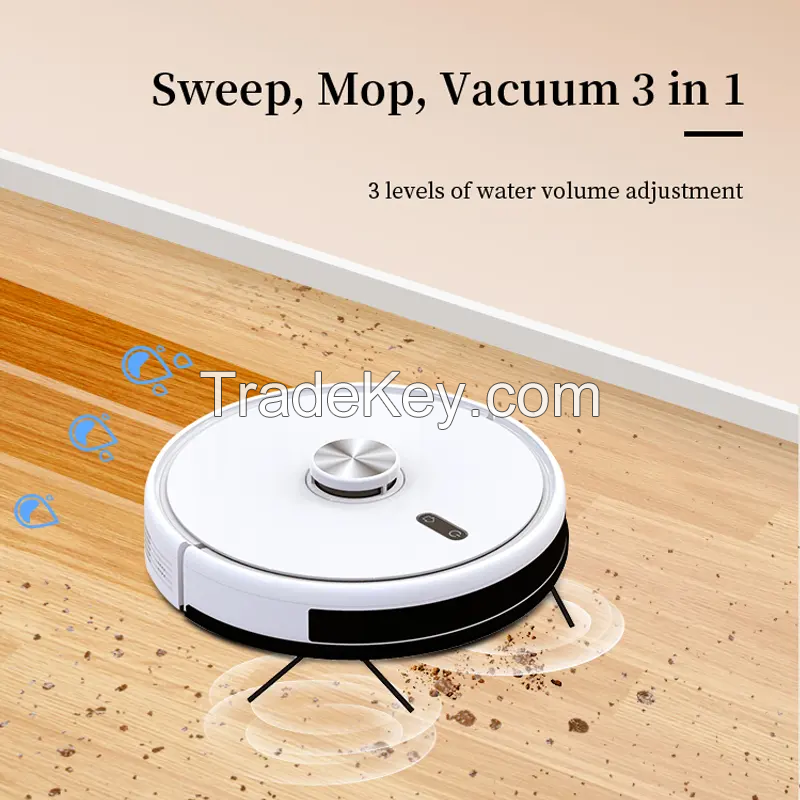 YITONG Intelligent Sweeping Robot with App Control Robot Vacuum Cleaner with Self-emptying