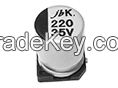 JCK - 1000H to 2000H at 105&Acirc;&deg;C SMD Aluminum Electrolytic Capacitor