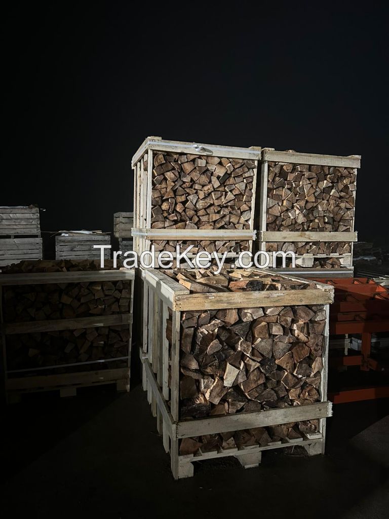 Hardwood Firewood Brennholz Beech Oak Firewood 33cm Kiln Dried Firewood For BBQ Stoves Fireplace