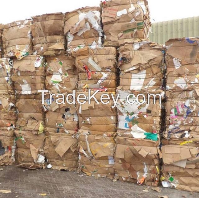 100% high quality over Issued Newspaper Scraps Kraft Paper Scrap Occ Waste Paper Cardboard Tissue